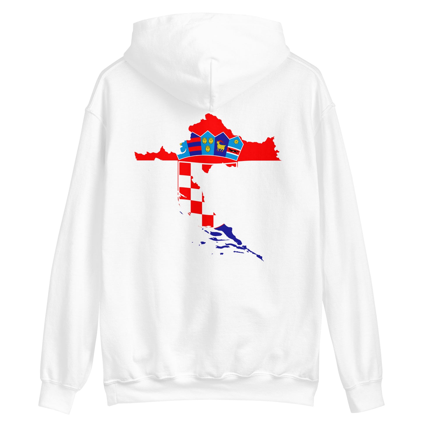 Kroatien Unisex-Kapuzenpullover