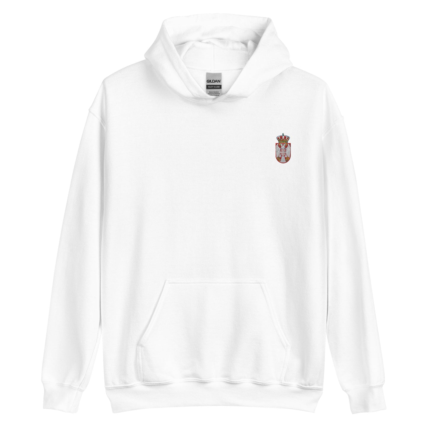 Serbien Unisex-Kapuzenpullover