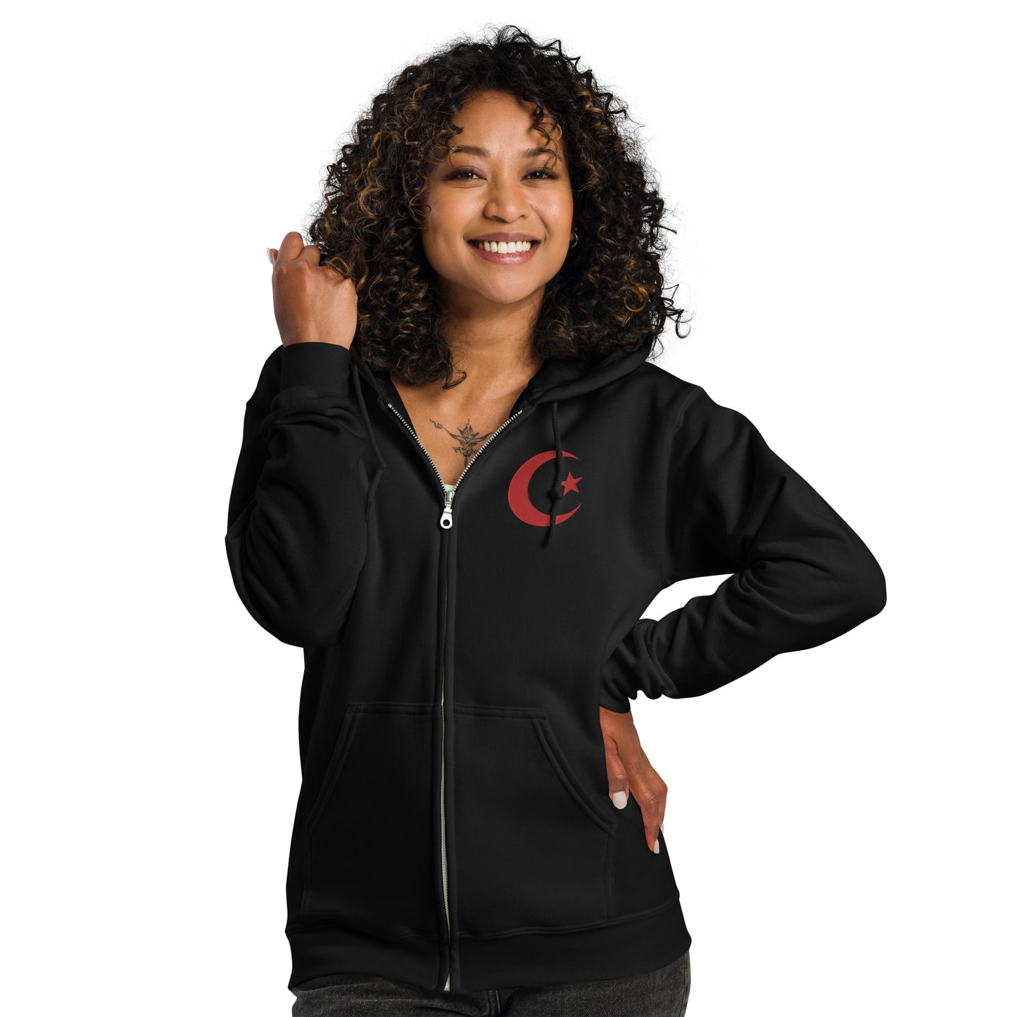 Türkei Unisex Heavy-Blend Zip Hoodie