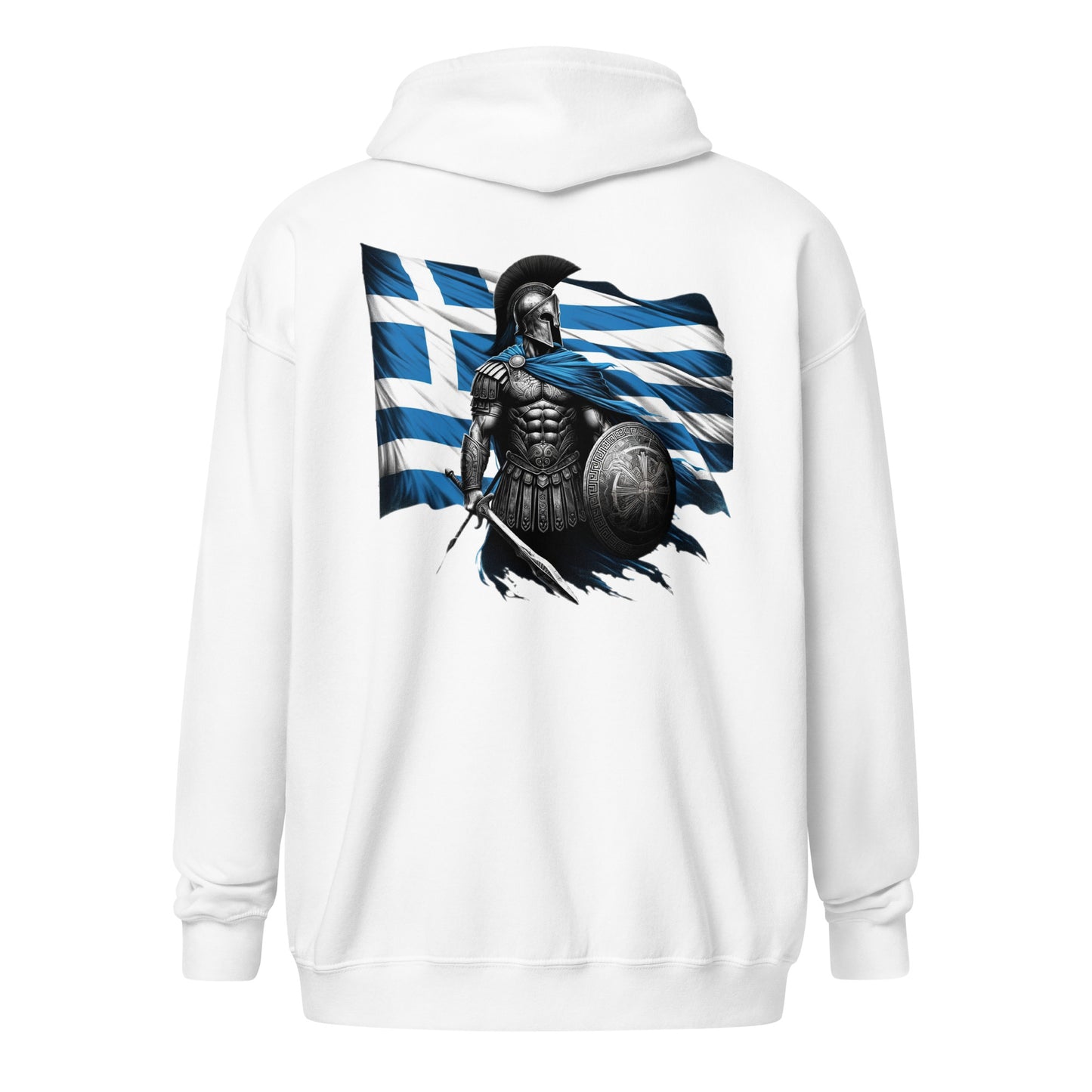 Griechenland Unisex Heavy-Blend Zip Hoodie