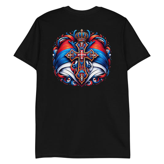 Serbien Kurzärmeliges Unisex-T-Shirt