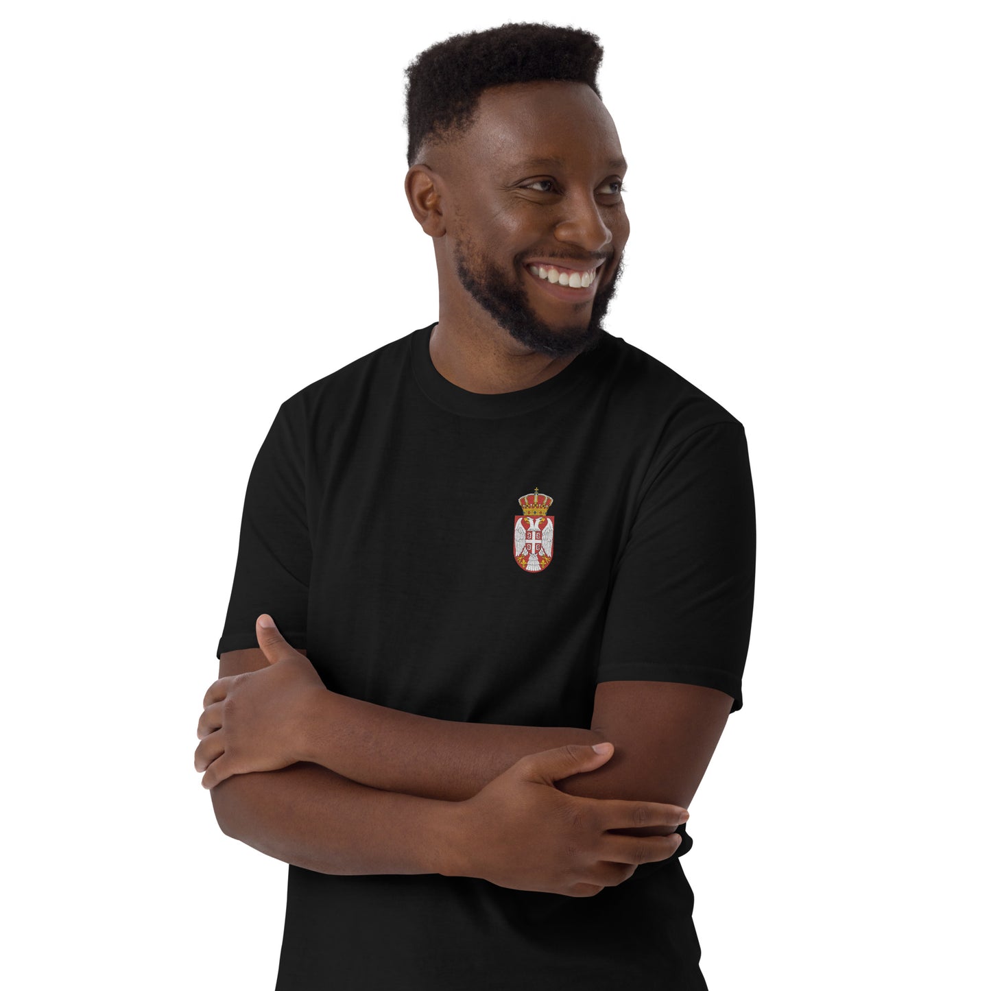 Serbien Kurzärmeliges Unisex-T-Shirt