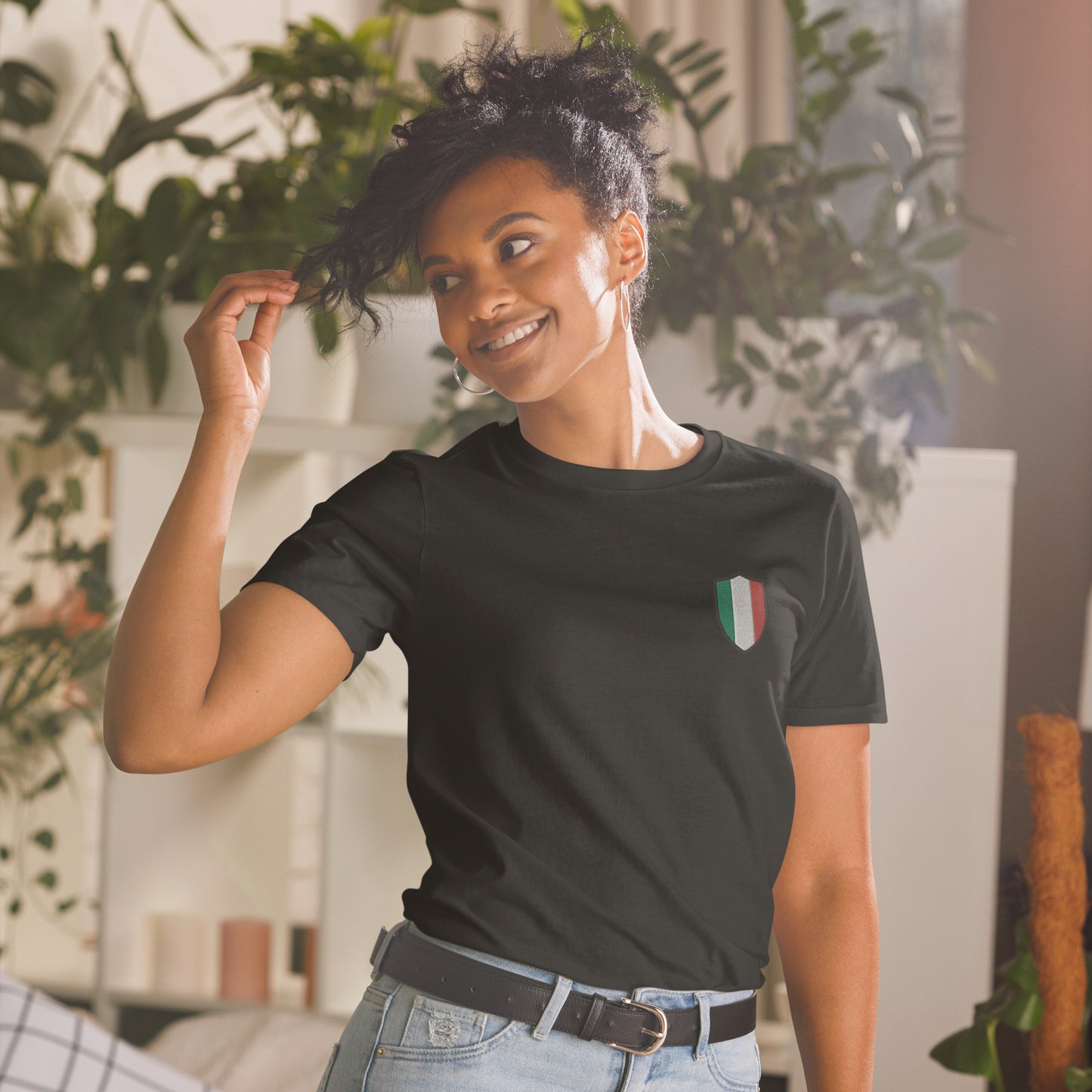 Italien Kurzärmeliges Unisex-T-Shirt