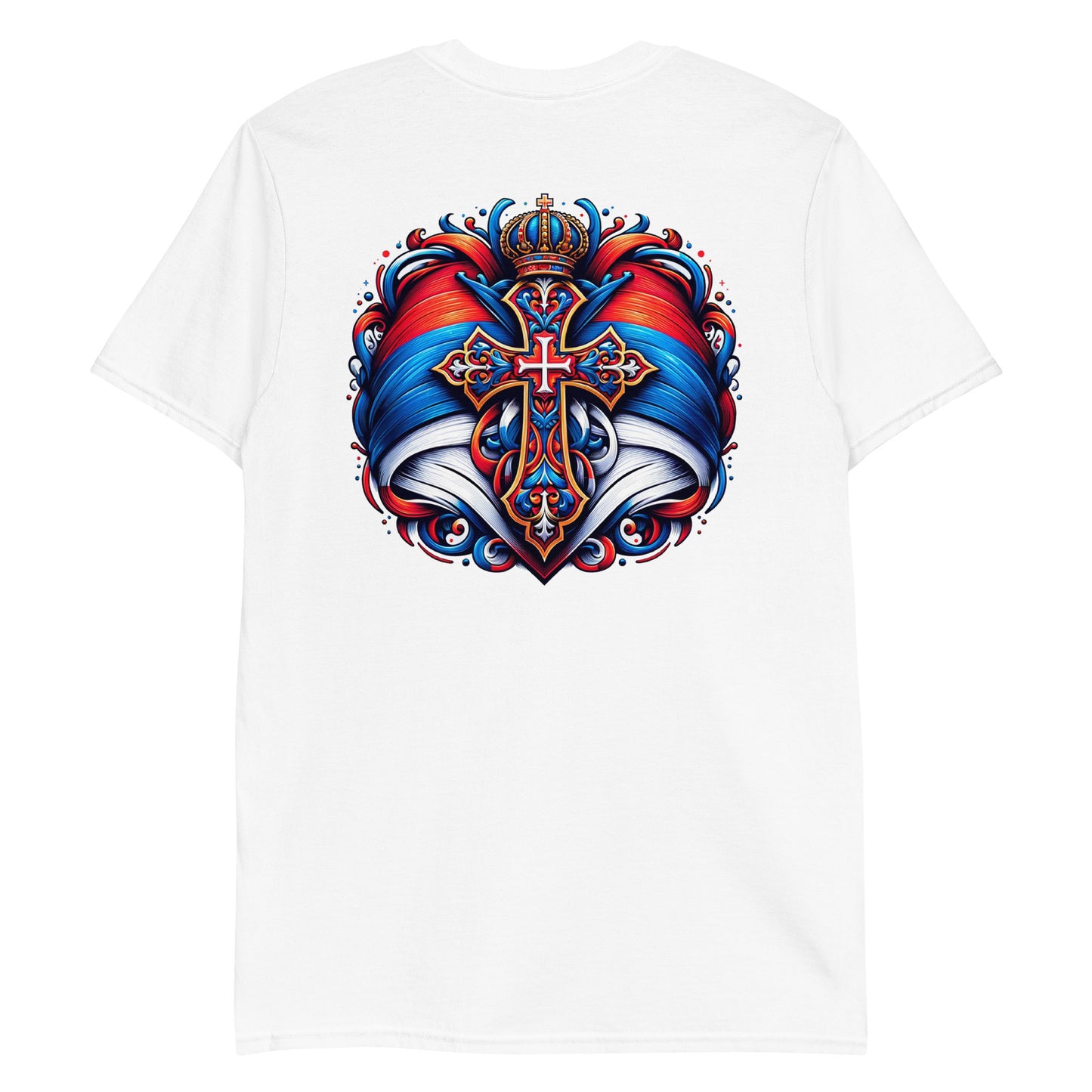 Serbien Kurzärmeliges Unisex-T-Shirt