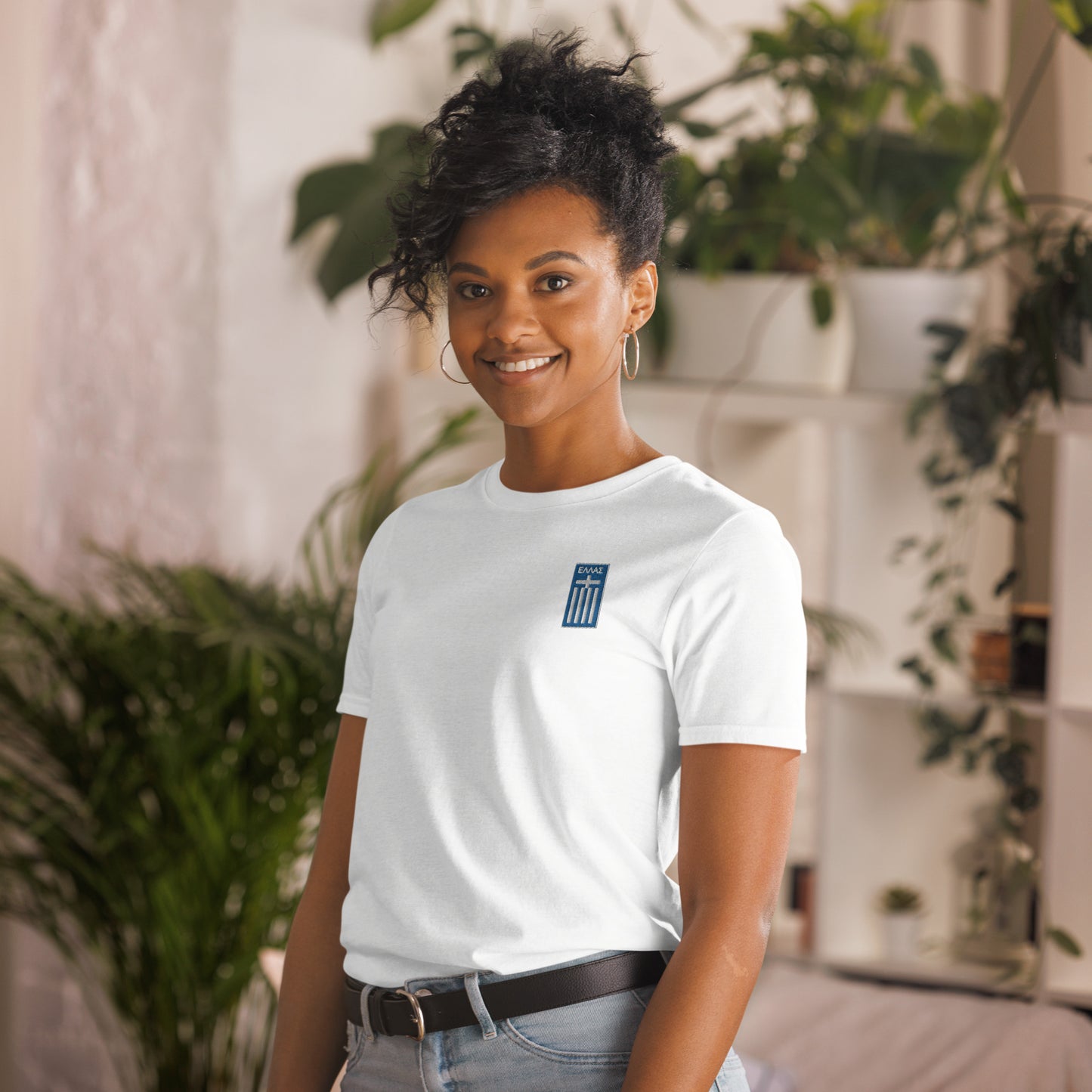 Griechenland Kurzärmeliges Unisex-T-Shirt