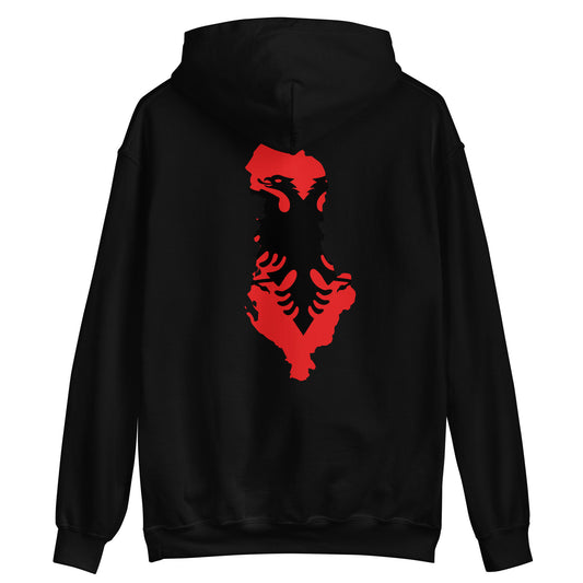 Albanien Unisex-Kapuzenpullover