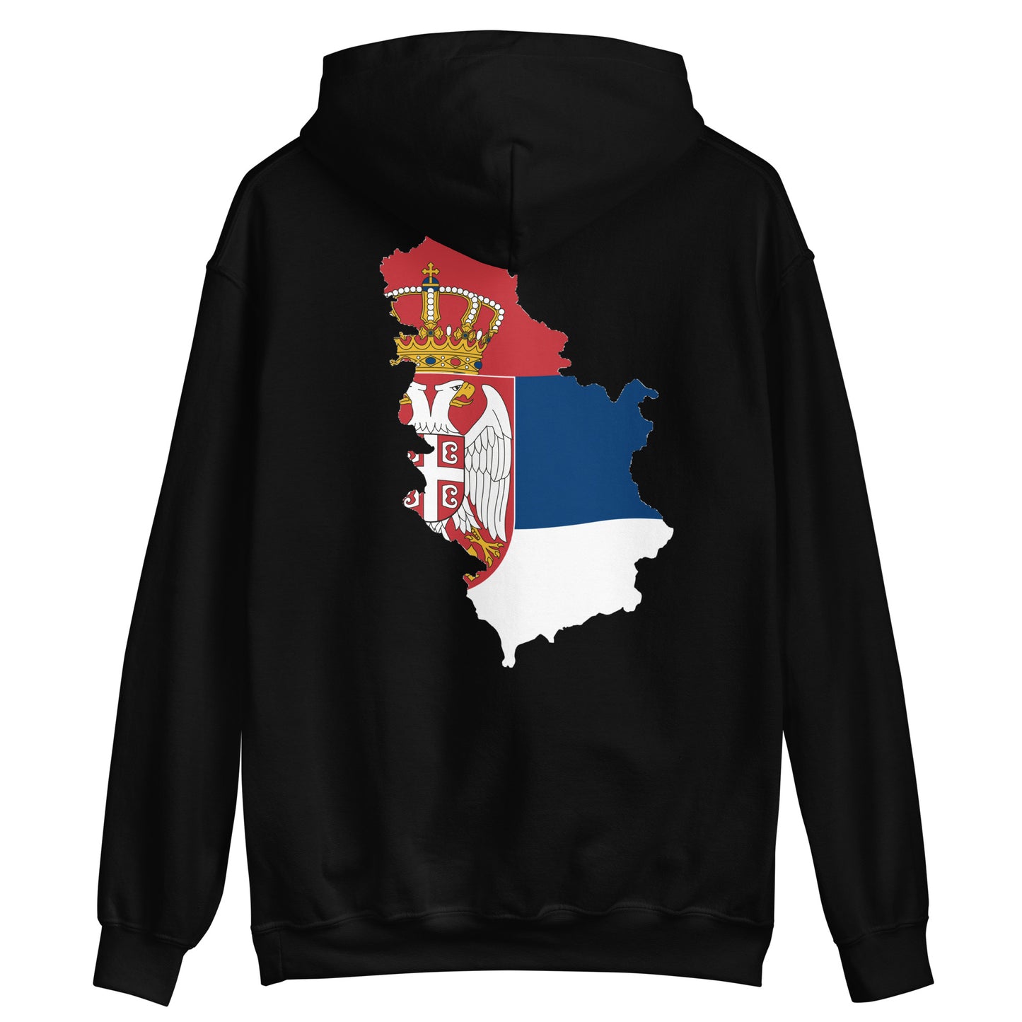 Serbien Unisex-Kapuzenpullover