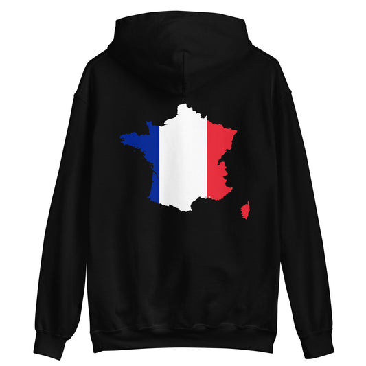 Frankreich Unisex-Kapuzenpullover