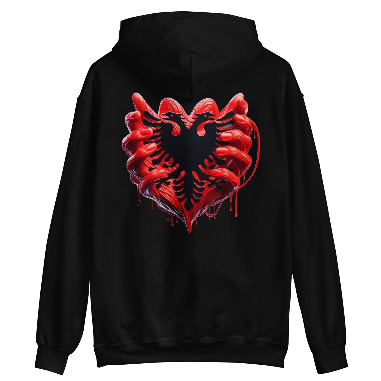 Albanien Unisex-Kapuzenpullover