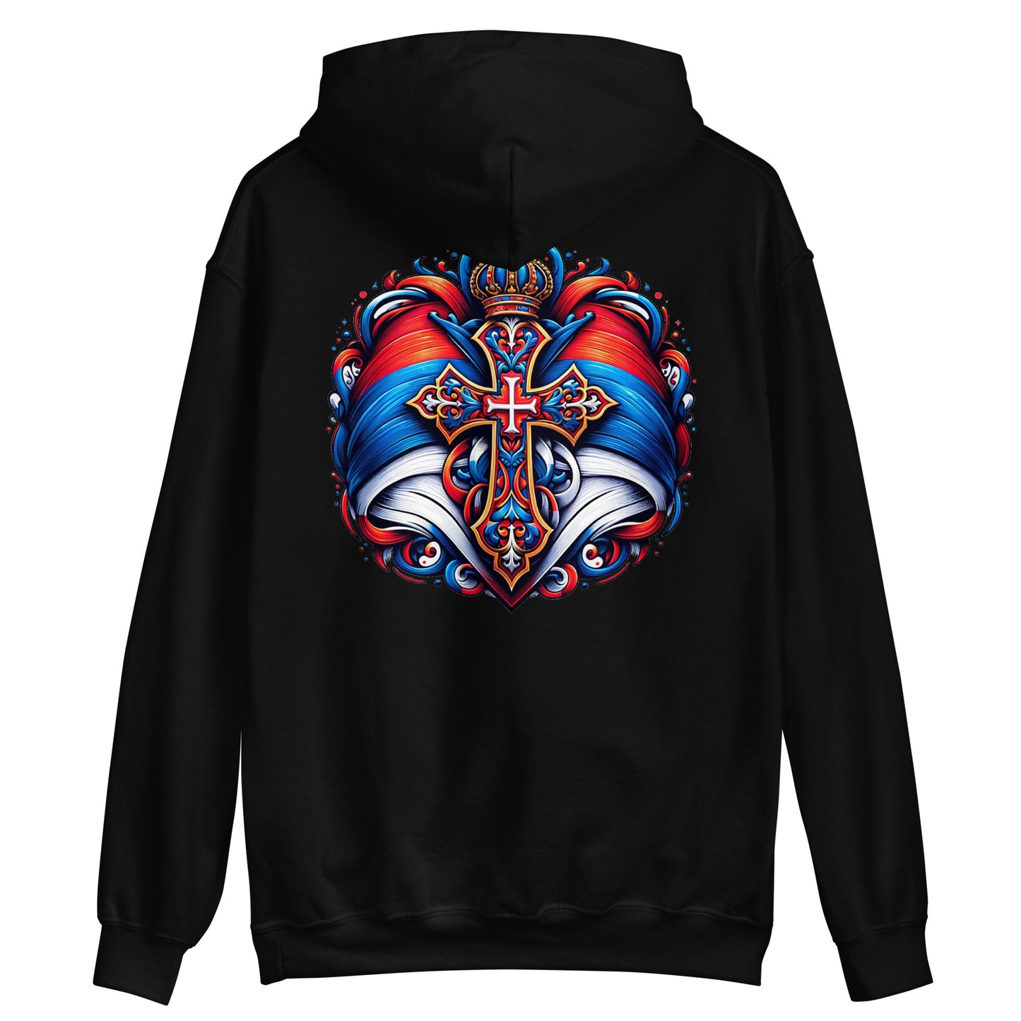 Serbien Unisex-Kapuzenpullover