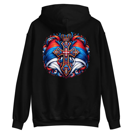 Serbien Unisex-Kapuzenpullover
