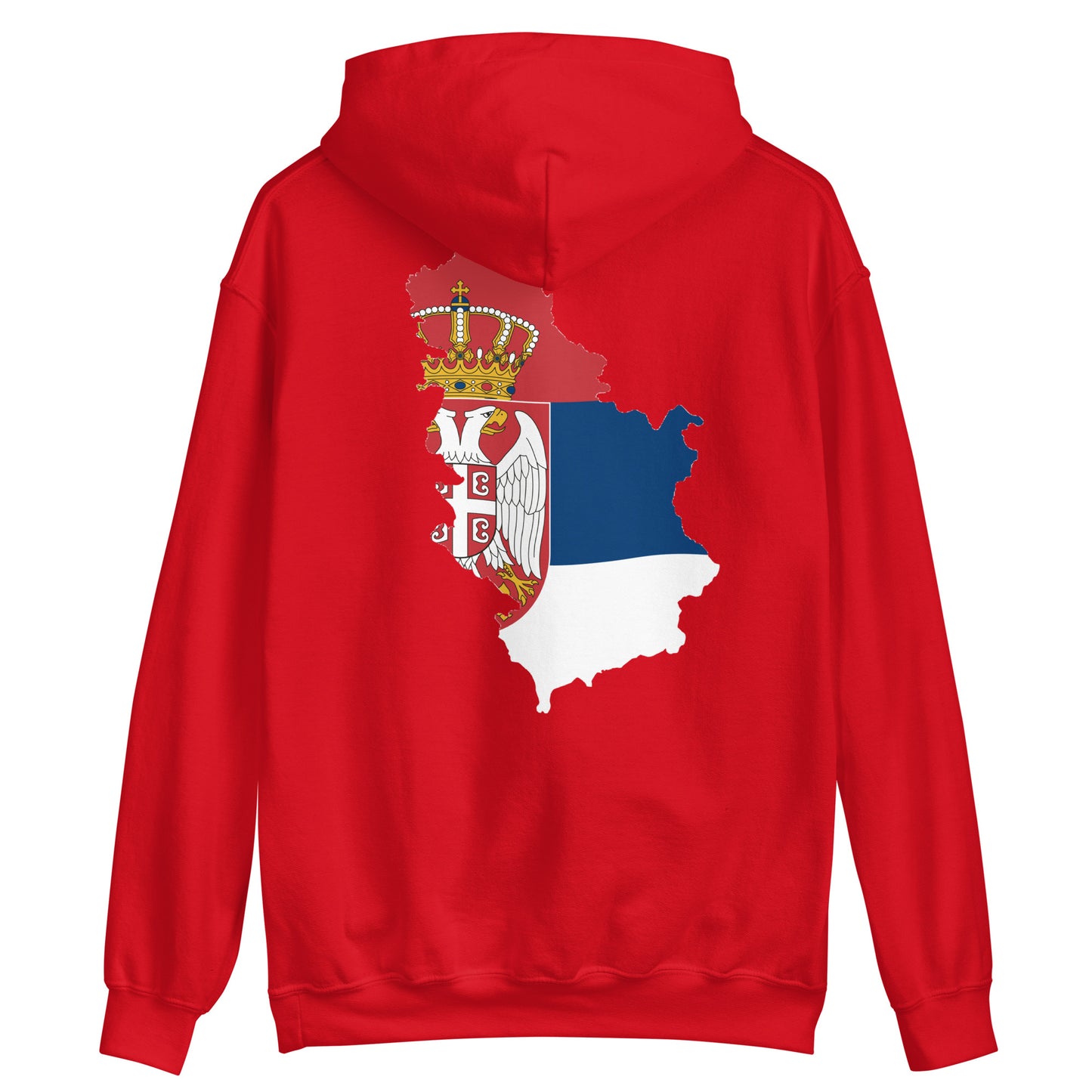 Serbien Unisex-Kapuzenpullover