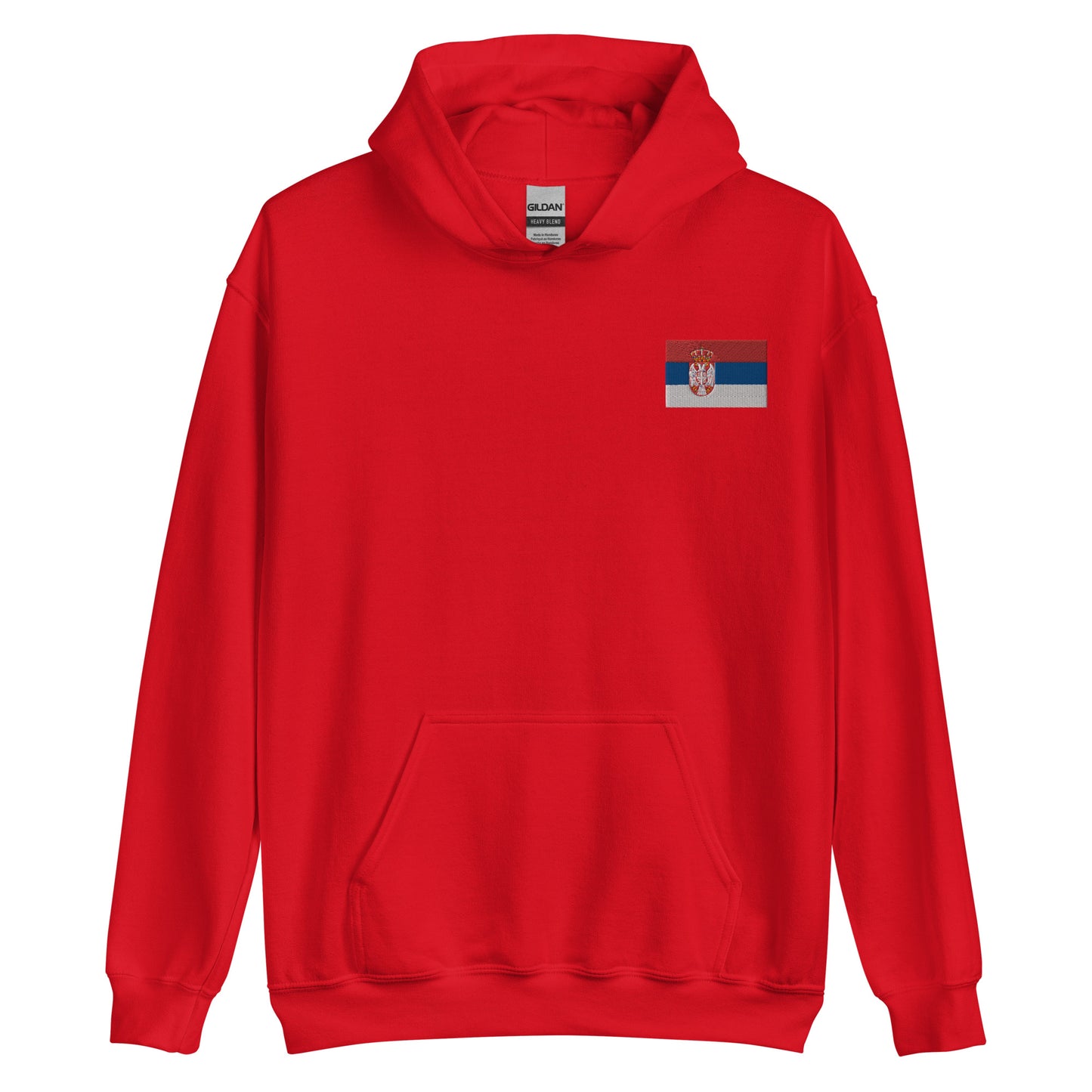 Serbien Unisex-Kapuzenpullover