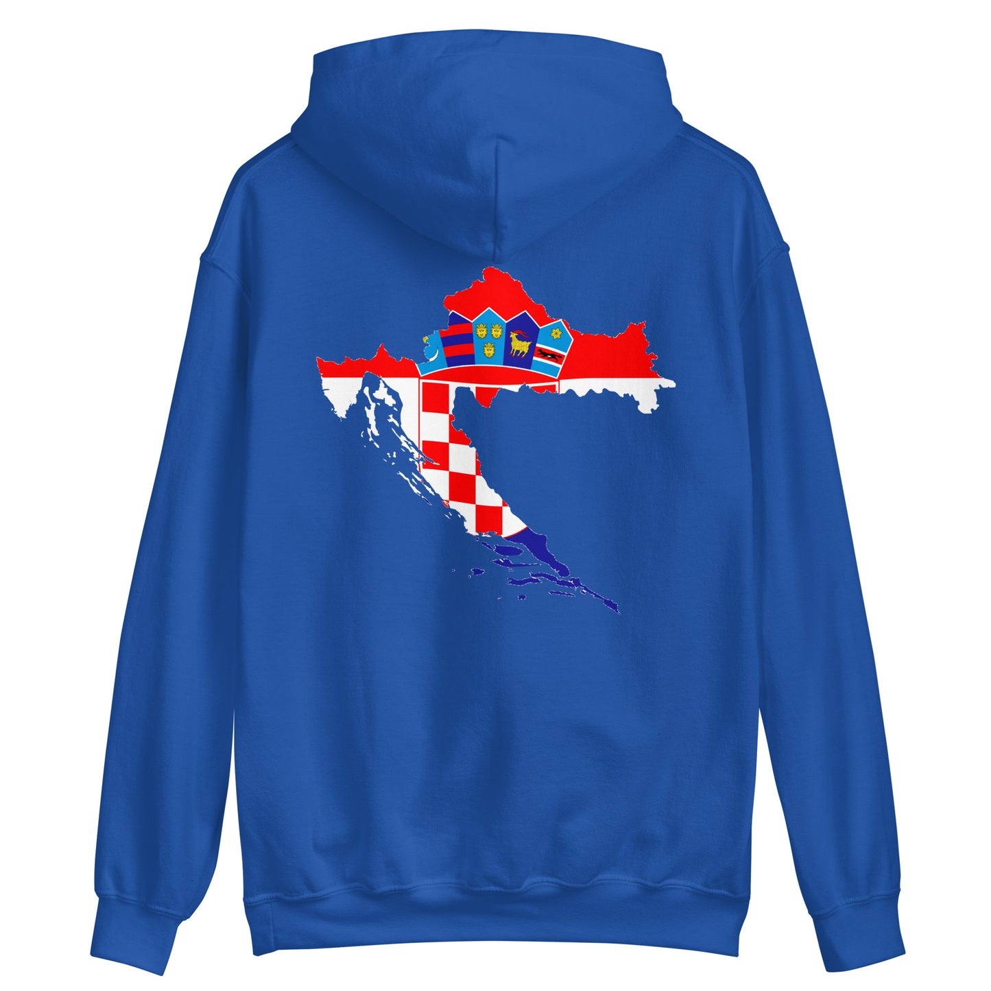Kroatien Unisex-Kapuzenpullover