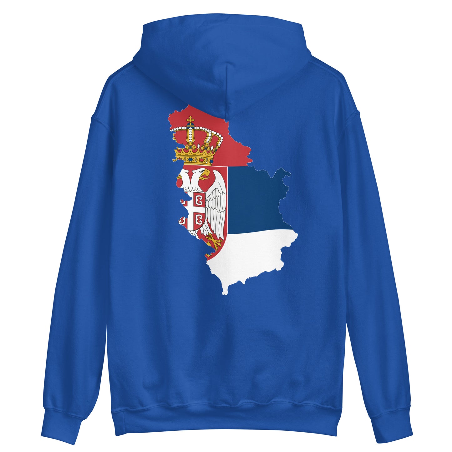 Serbien Unisex-Kapuzenpullover