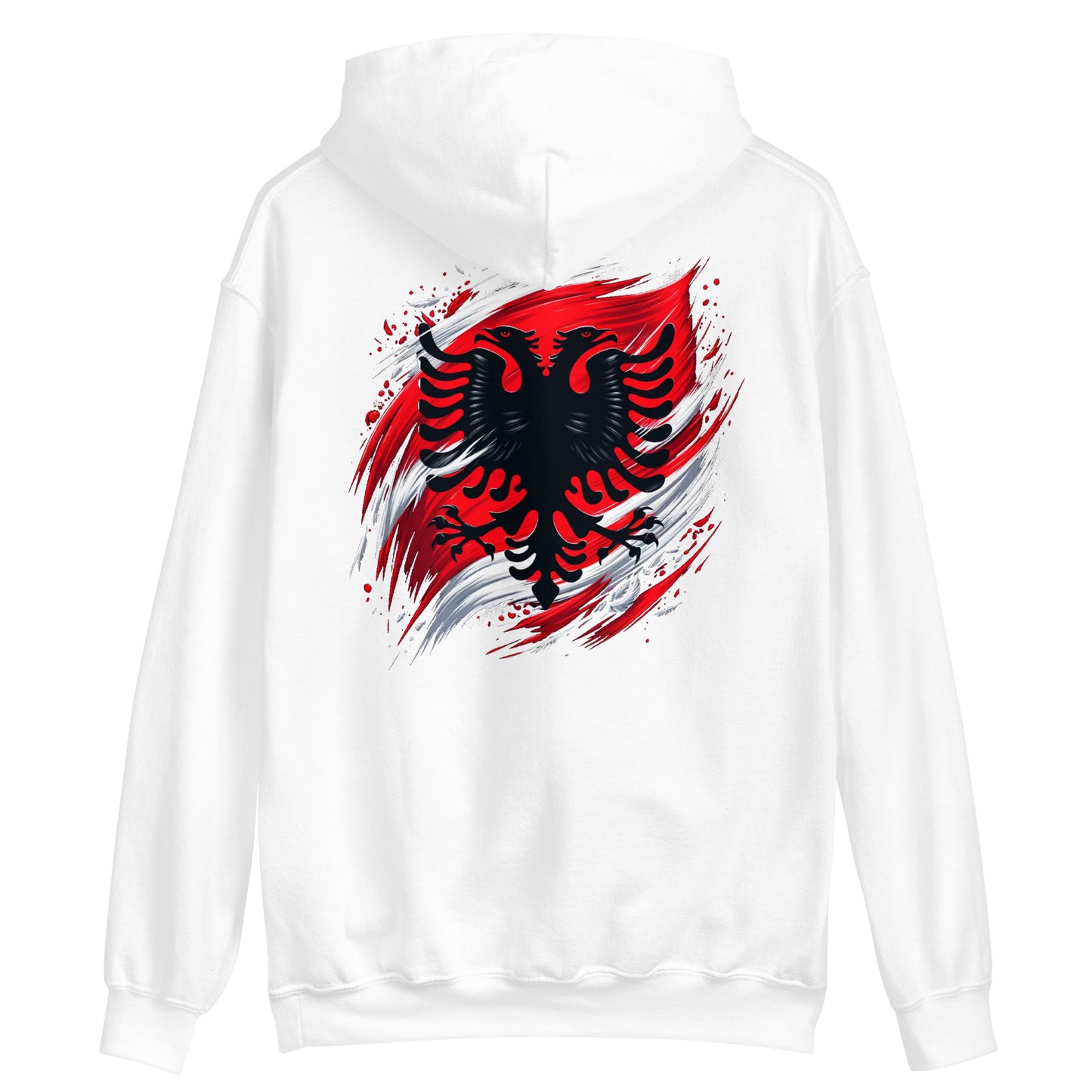 Albanien Unisex-Kapuzenpullover