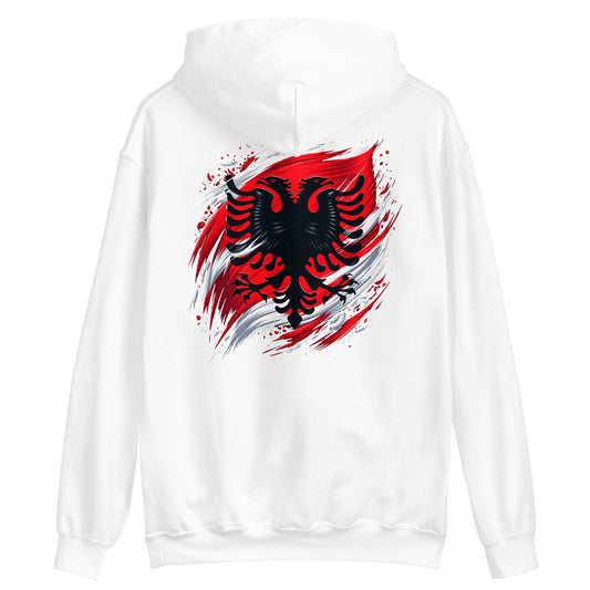Albanien Unisex-Kapuzenpullover