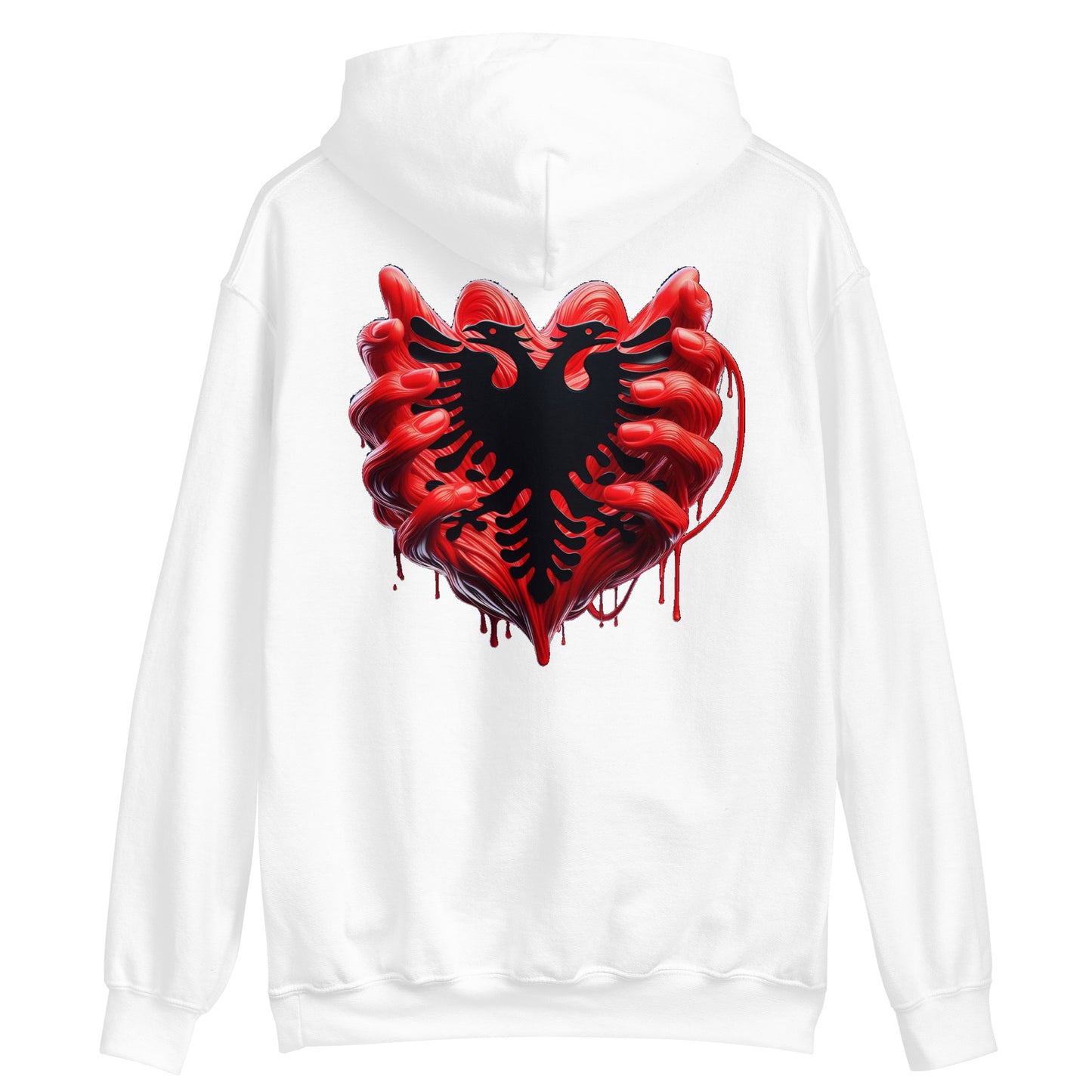 Albanien Unisex-Kapuzenpullover