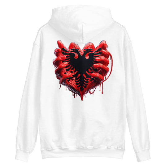 Albanien Unisex-Kapuzenpullover