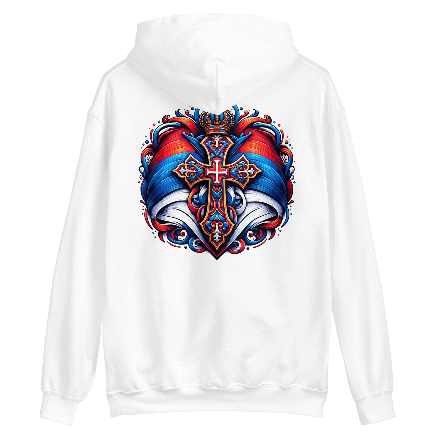 Serbien Unisex-Kapuzenpullover