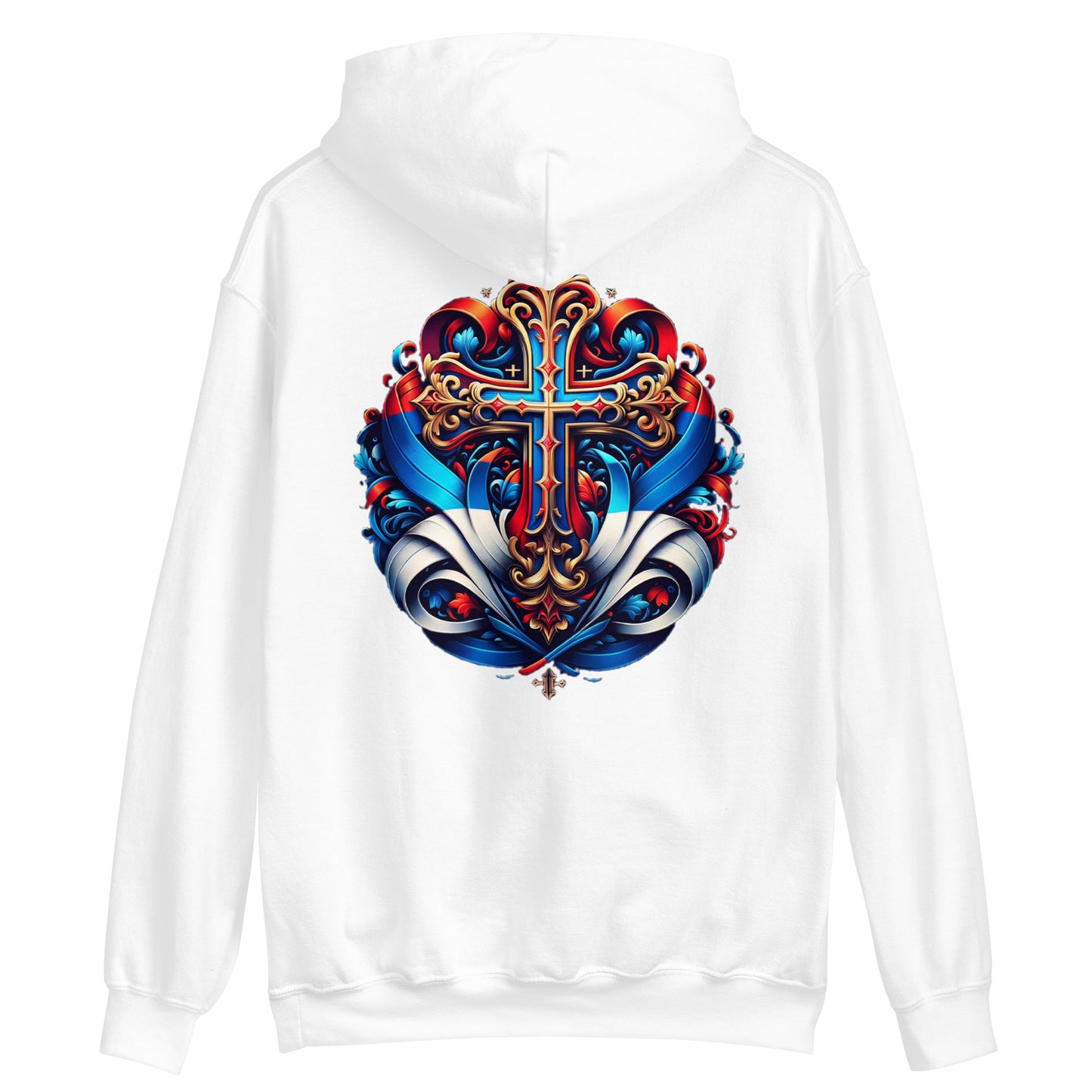 Serbien Unisex-Kapuzenpullover