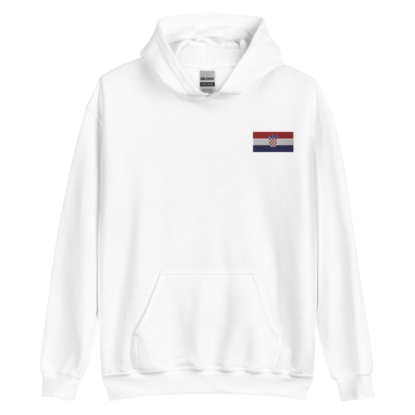 Kroatien Unisex-Kapuzenpullover