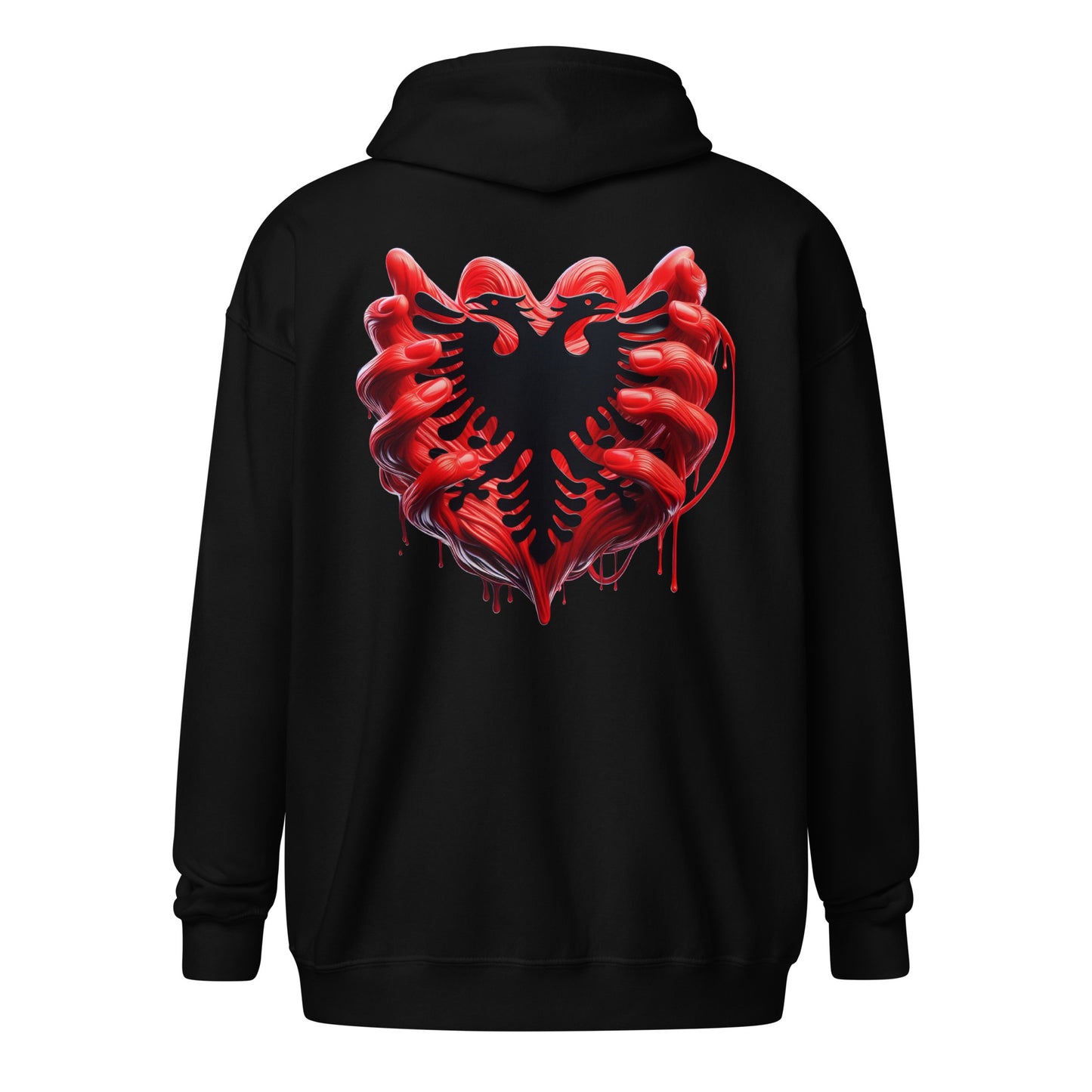 Albanien Unisex Heavy-Blend Zip Hoodie