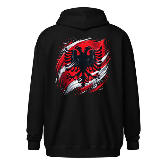Albanien Unisex Heavy-Blend Zip Hoodie