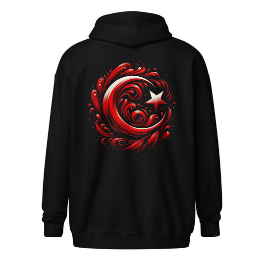 Türkei Unisex Heavy-Blend Zip Hoodie