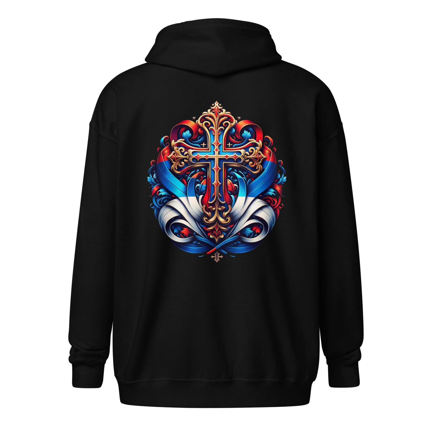 Serbien Unisex Heavy-Blend Zip Hoodie
