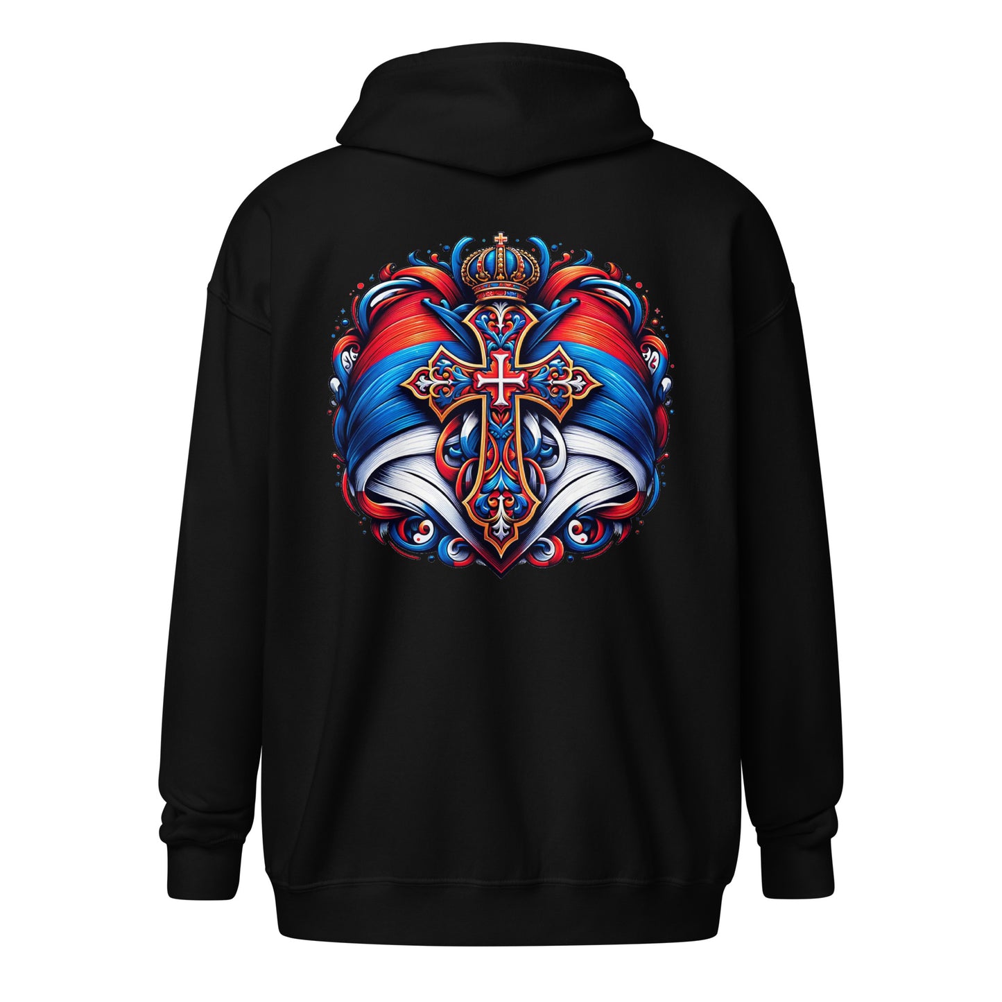 Serbien Unisex Heavy-Blend Zip Hoodie