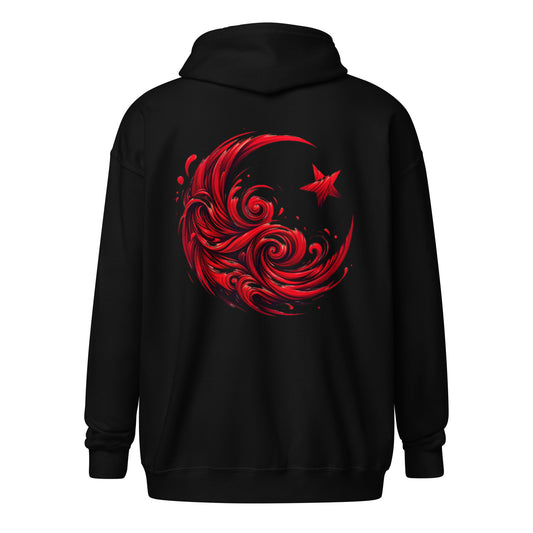 Türkei Unisex Heavy-Blend Zip Hoodie