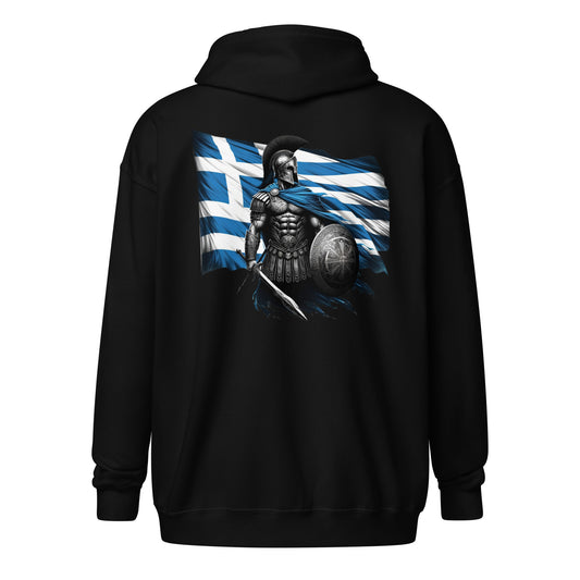 Griechenland Unisex Heavy-Blend Zip Hoodie