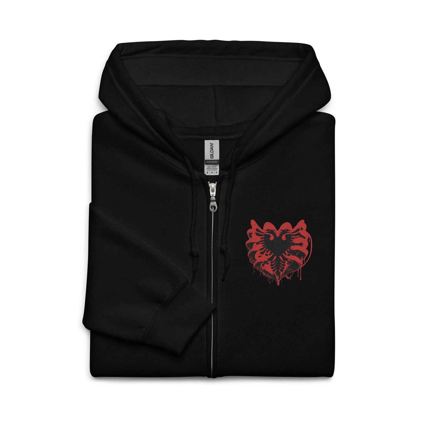 Albanien Unisex Heavy-Blend Zip Hoodie
