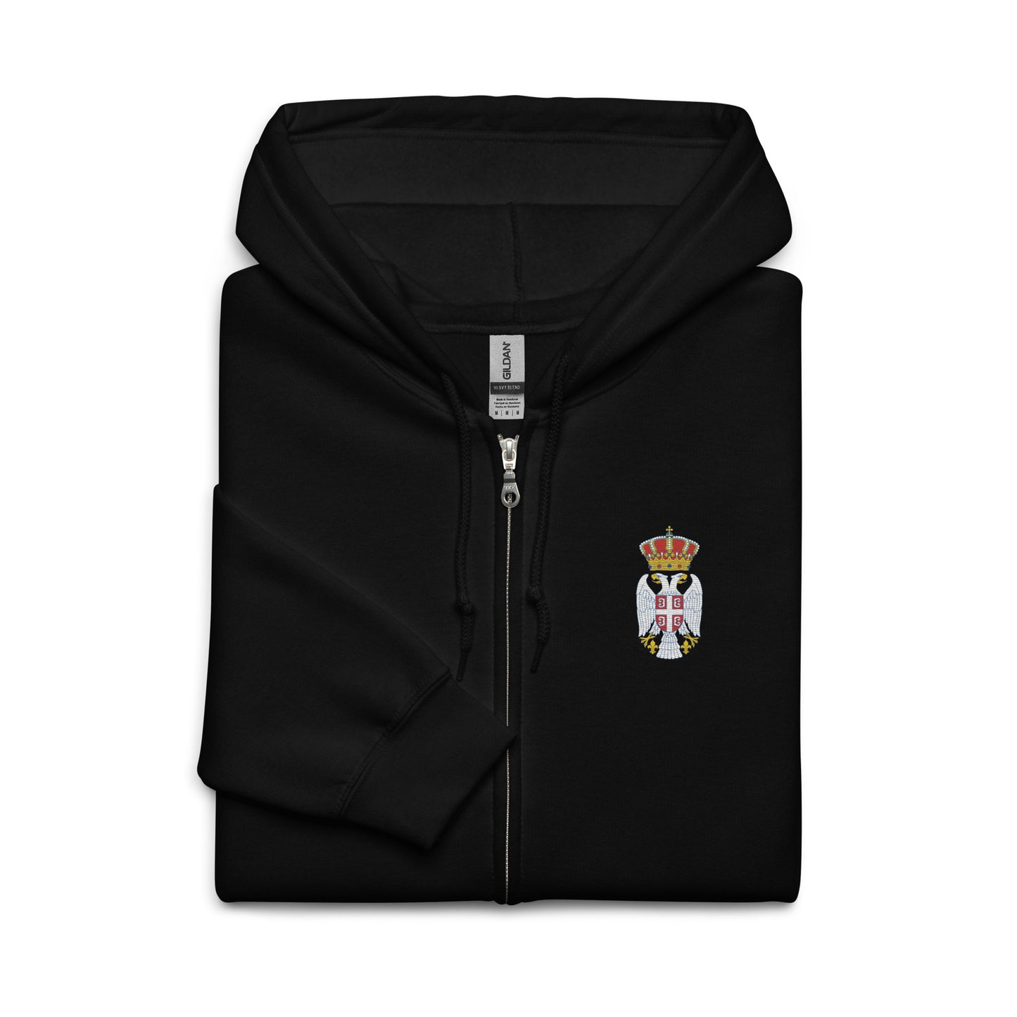 Serbien Unisex Heavy-Blend Zip Hoodie