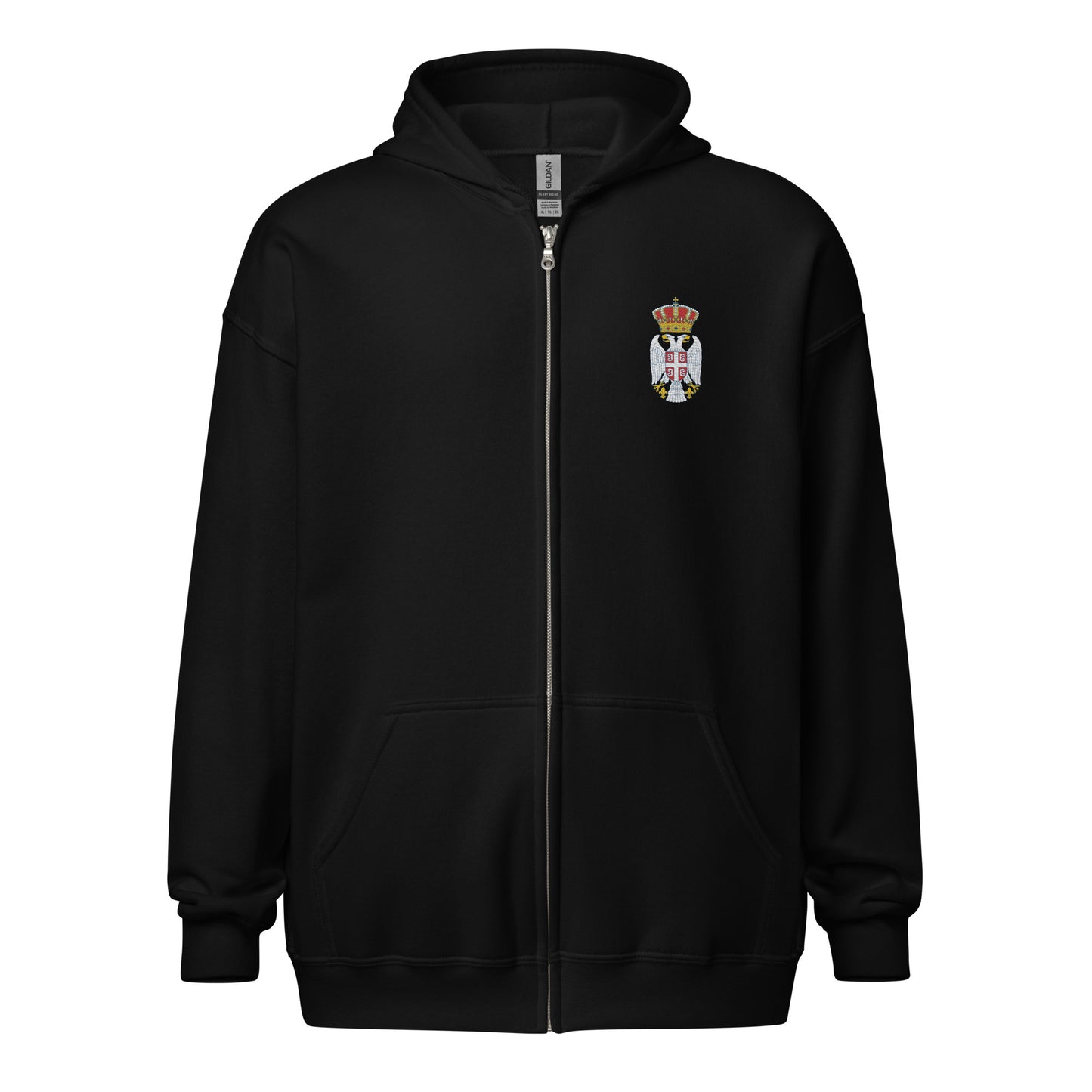 Serbien Unisex Heavy-Blend Zip Hoodie