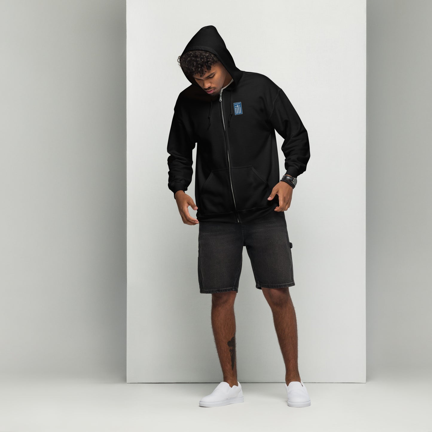 Griechenland Unisex Heavy-Blend Zip Hoodie
