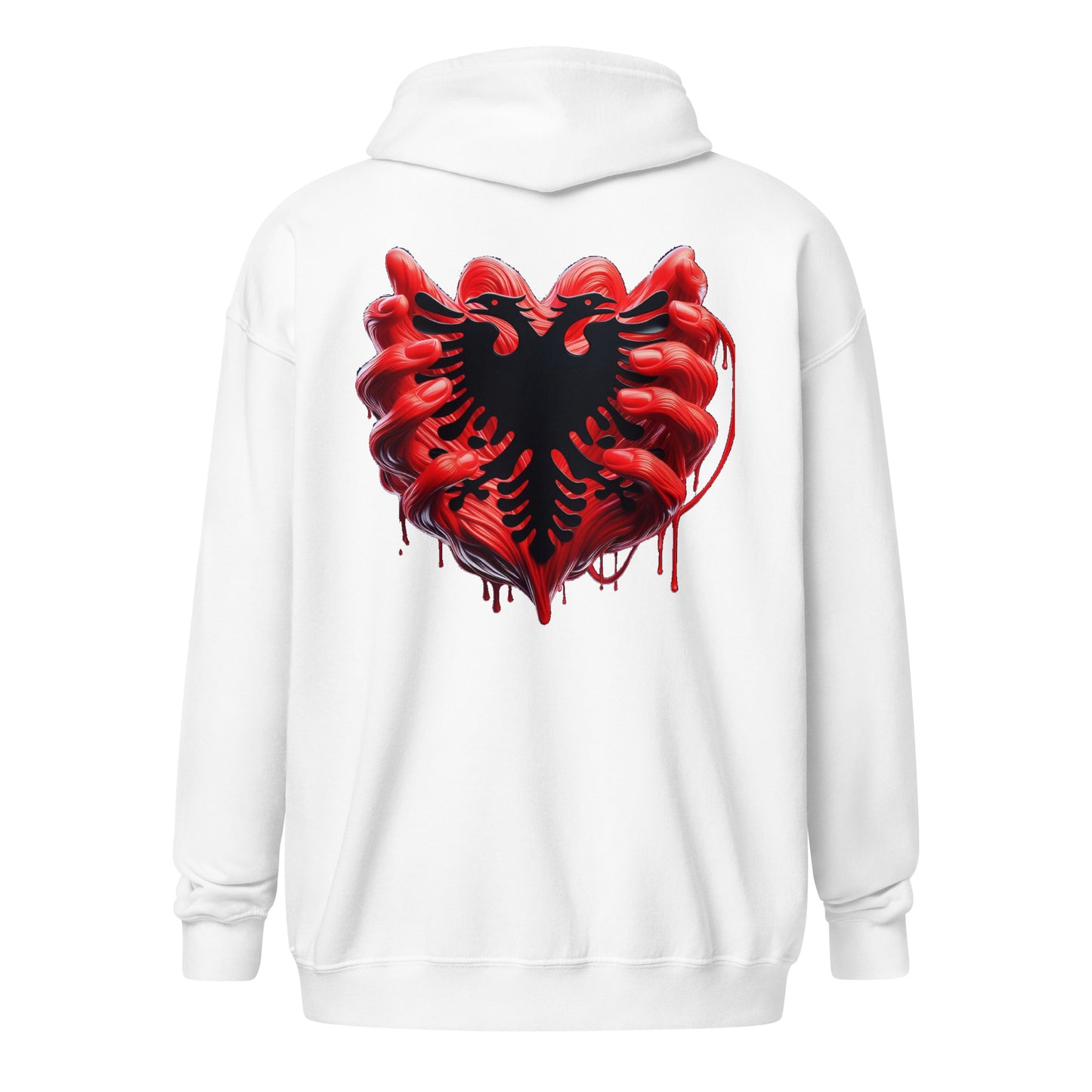 Albanien Unisex Heavy-Blend Zip Hoodie