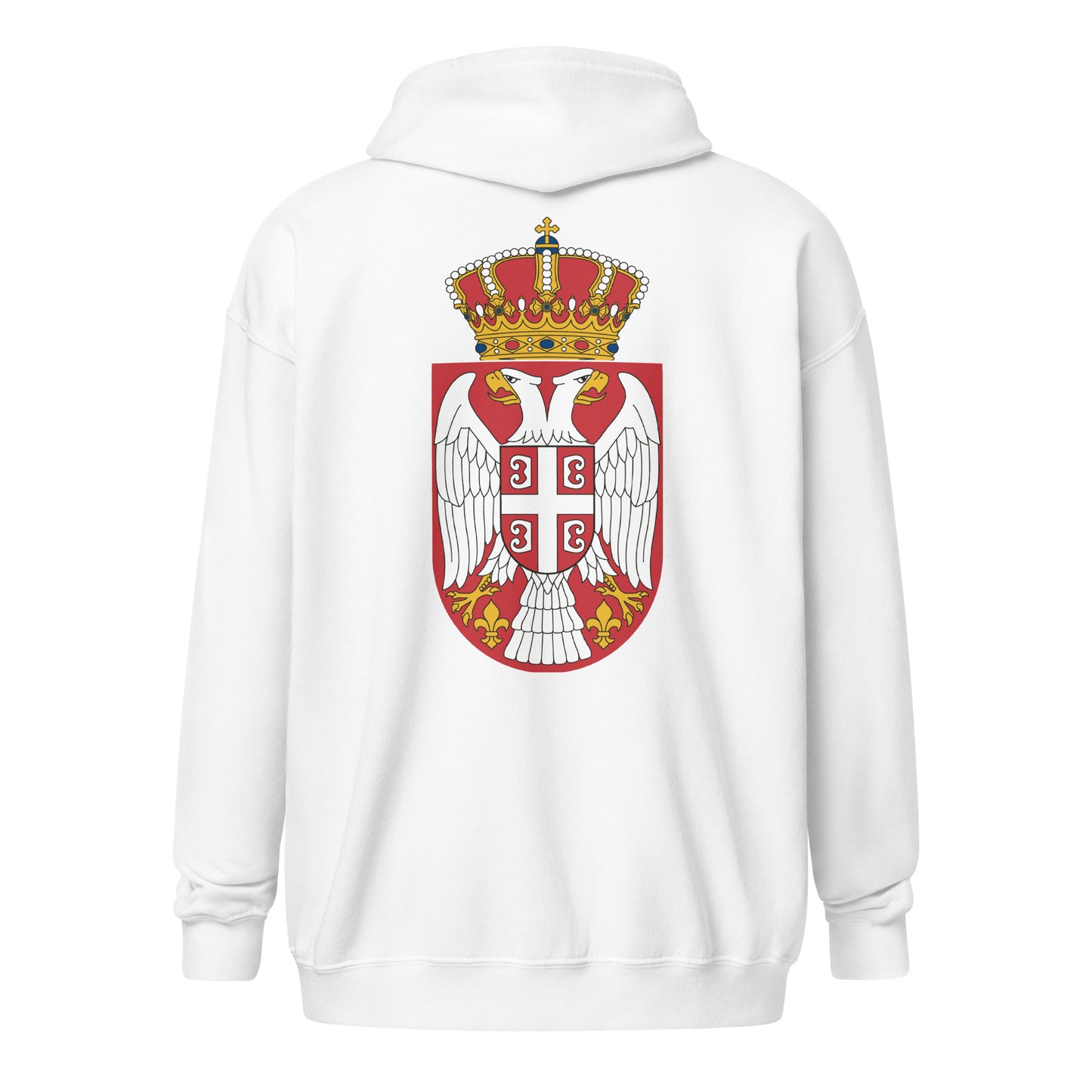 Serbien Unisex Heavy-Blend Zip Hoodie