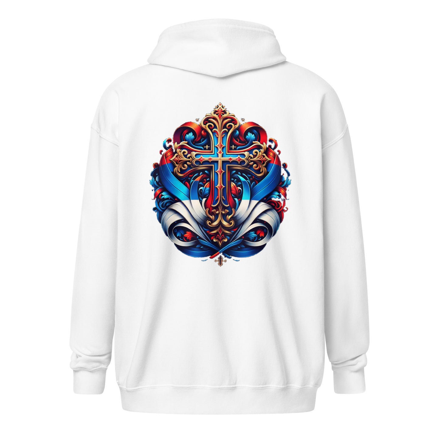 Serbien Unisex Heavy-Blend Zip Hoodie
