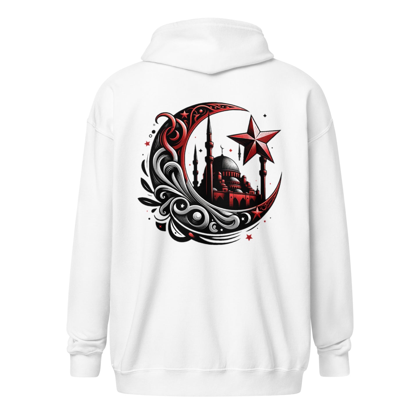 Türkei Unisex Heavy-Blend Zip Hoodie