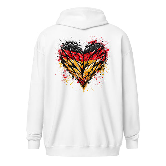 Deutschland Unisex Heavy-Blend Zip Hoodie
