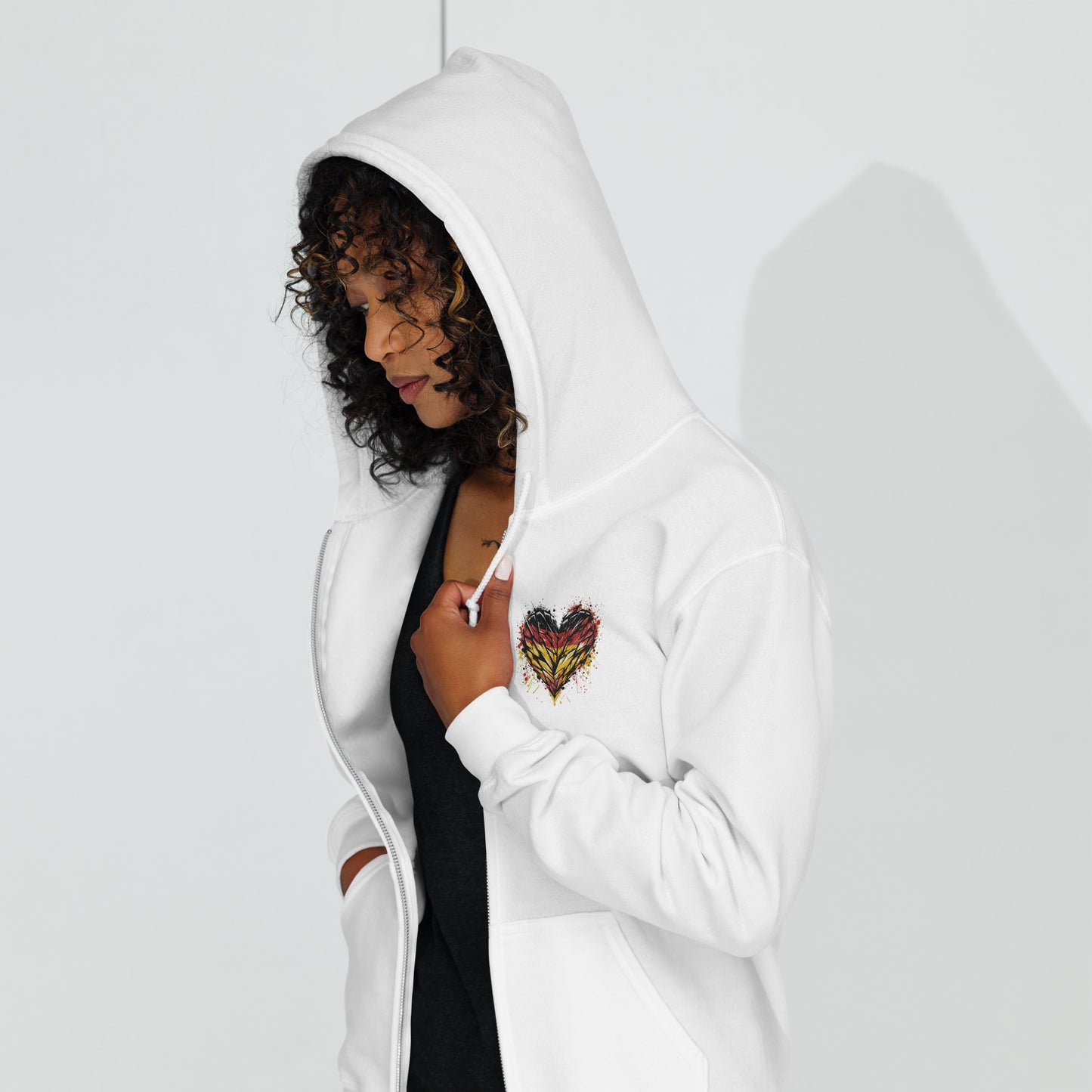 Deutschland Unisex Heavy-Blend Zip Hoodie