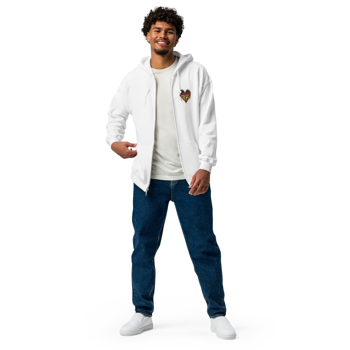 Deutschland Unisex Heavy-Blend Zip Hoodie