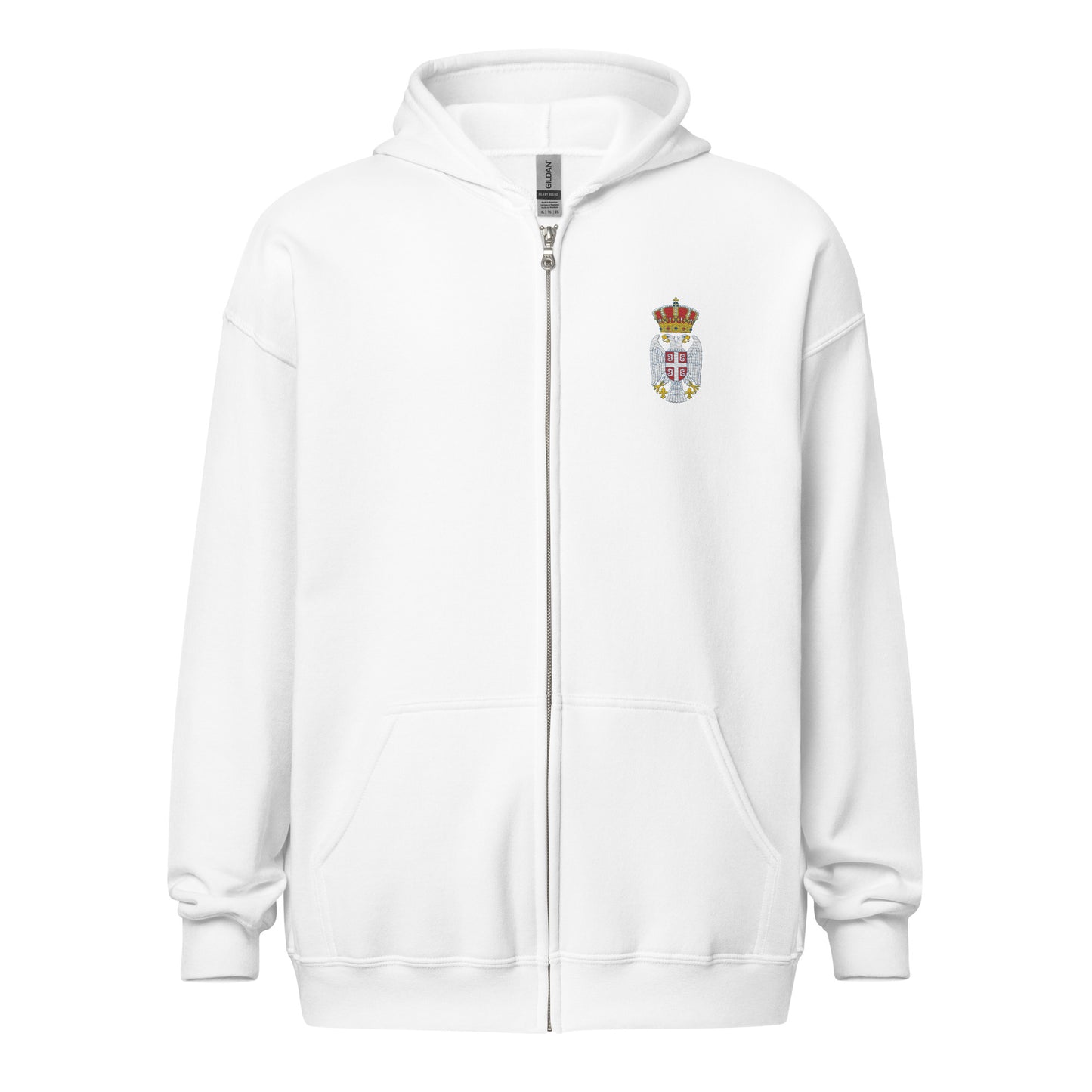 Serbien Unisex Heavy-Blend Zip Hoodie