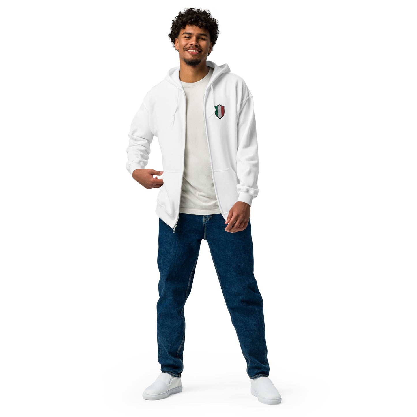 Italien Unisex Heavy-Blend Zip Hoodie
