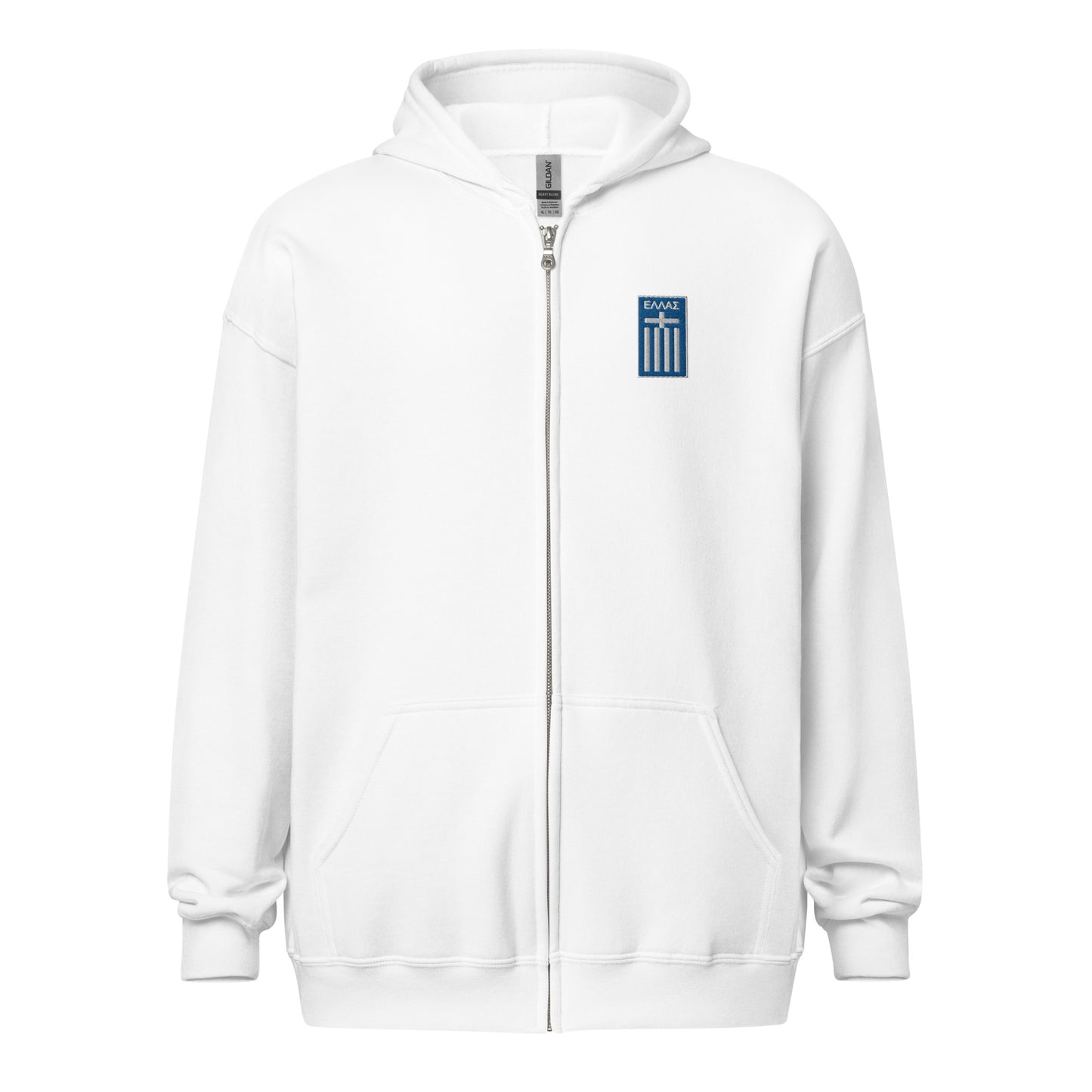 Griechenland Unisex Heavy-Blend Zip Hoodie